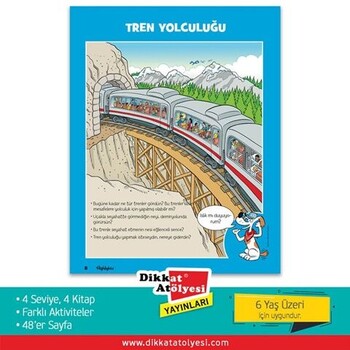  Dikkat Atölyesi Yayınları Puzzlemania Favori Puzzle 4 lü Set