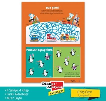  Dikkat Atölyesi Yayınları Puzzlemania Favori Puzzle 4 lü Set