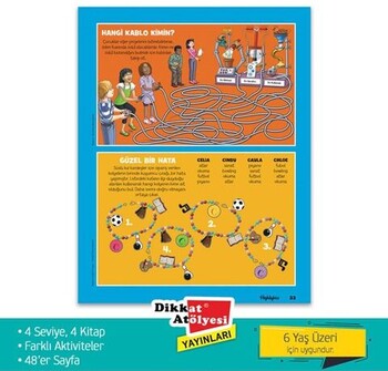  Dikkat Atölyesi Yayınları Puzzlemania Favori Puzzle 4 lü Set