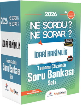 Dizgi Kitap 2026 Hukuk Atölyesi İdari Hakimlik Ne Sordu Ne Sorar Tamamı Çözümlü Soru Bankası Seti