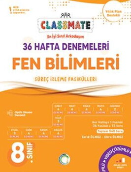  Okyanus Yayınları 8. Sınıf Fen Bilimleri Classmate 36 Hafta Denemeleri