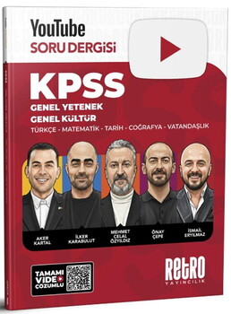  Retro Yayıncılık KPSS GYGK YouTube Soru Dergisi