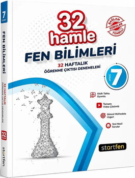 Startfen Yayınları 7. Sınıf Fen Bilimleri 32 Hamle Kazanım Denemeleri