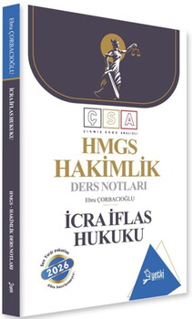  Yetki Yayınları 2026 HMGS Hakimlik İcra İflas Hukuku Ders Notları
