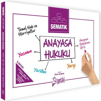  Yetki Yayınları Şematik Anayasa Hukuku