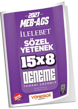 Yönerge 2027 MEB AGS Sözel Yetenek İLELEBET 15x8 Deneme