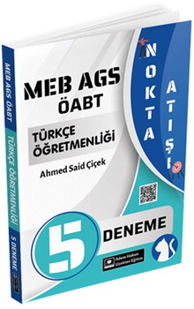  Adem Hakan Uzem 2025 MEB AGS ÖABT Türkçe Öğretmenliği Nokta Atışı PDF Çözümlü 5 Deneme