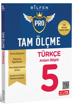  Bilfen Yayıncılık 5. Sınıf Türkçe Tam Ölçme Pro Etkinlikli Soru Bankası