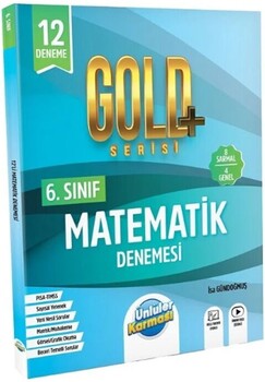  Ünlüler Karması 6. Sınıf Matematik Gold Serisi 12 Deneme