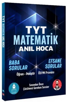  2025 Anıl Hoca TYT Matematik Efsane Sorular
