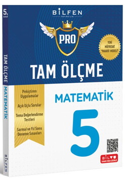  Bilfen Yayıncılık 5. Sınıf Matematik Tam Ölçme Pro Etkinlikli Soru Bankası