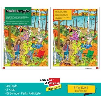  Dikkat Atölyesi Yayınları Şaşırtıcı Macera Puzzle 2 li Set