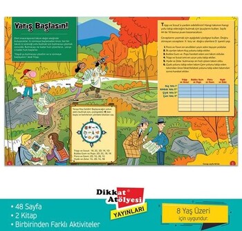  Dikkat Atölyesi Yayınları Şaşırtıcı Macera Puzzle 2 li Set