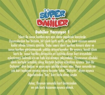  Dikkat Atölyesi Yayınları Süper Dahiler Toplama