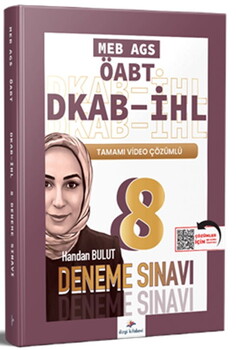  Dizgi Kitap 2026 MEB AGS ÖABT DKAB İHL Tamamı Video Çözümlü 8 Deneme Sınavı