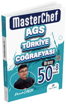  Dizgi Kitap 2026 MEB AGS Türkiye Coğrafyası Master Chef 50 Deneme