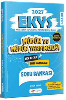 Dizgi Kitap 2027 MEB EKYS Müdür ve Müdür Yardımcılığı Soru Bankası