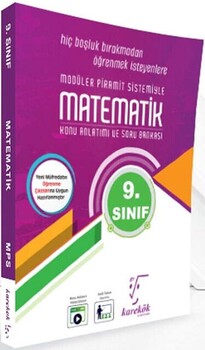 Karekök Yayınları 9. Sınıf Matematik MPS Konu Anlatımı ve Soru Bankası