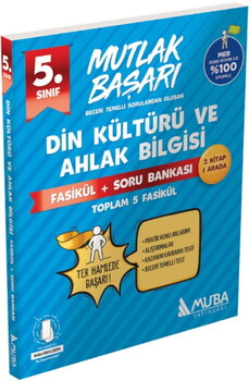  Muba Yayınları 5. Sınıf Din Kültürü ve Ahlak Bilgisi Fasikül Soru Bankası