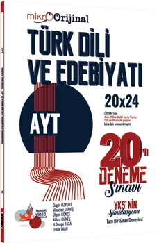  Orijinal Mikro AYT Türk Dili ve Edebiyatı 20 li Deneme Sınavı