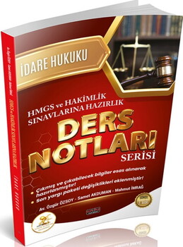 Savaş Yayınları HUKAL HMGS HAKİMLİK İdare Hukuku Ders Notları