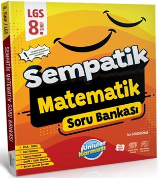  Ünlüler Karması 8. Sınıf LGS Matematik Sempatik Soru Bankası