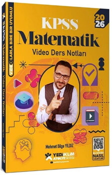  Yediiklim  2026 KPSS Matematik Atölye Video Ders Notları