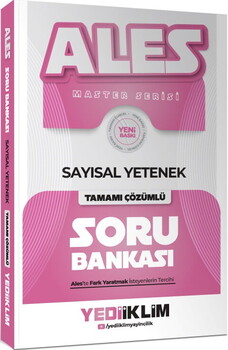 Yediiklim Yayınları 2027 ALES Sayısal Yetenek Tamamı Çözümlü Soru Bankası