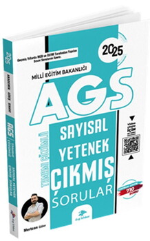  Dizgi Kitap 2025 MEB AGS Sayısal Yetenek Video Çözümlü Çıkmış Sorular