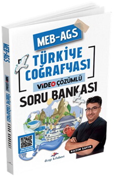  Dizgi Kitap 2026 MEB AGS Türkiye Coğrafyası Tamamı Video Çözümlü Soru Bankası