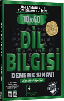  Edebiyat Sokağı Tüm Zamanların Tüm Sınavları İçin Dil Bilgisi 10 x 40 Deneme Sınavı
