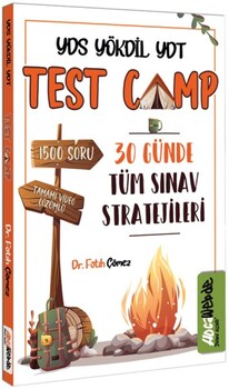  HocaWebde Yayınları YDS YÖKDİL YKSDİL TEST CAMP 30 Günde Tüm Sınav Stratejileri Soru Kitabı