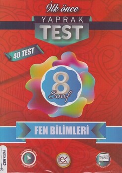 İlk Önce Yayıncılık 8. Sınıf Fen Bilimleri Yaprak Test
