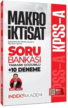  İndeks Akademi KPSS A Grubu Makro İktisat Soru Bankası ve 10 Deneme