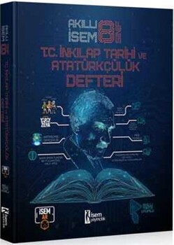  İsem Yayınları 8. Sınıf T.C İnkılap Tarihi ve Atatürkçülük Akıllı İsem Defteri