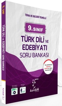  Karekök Yayınları 9. Sınıf Türk Dili ve Edebiyatı Soru Bankası