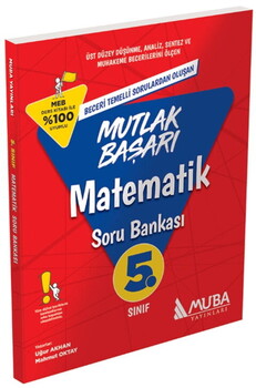  Muba Yayınları 5. Sınıf Matematik Mutlak Başarı Soru Bankası