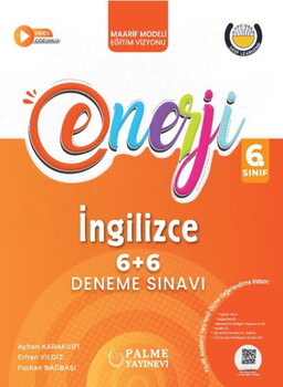  Palme Yayınları 6. Sınıf Enerji 6+6 İngilizce Deneme Sınavı