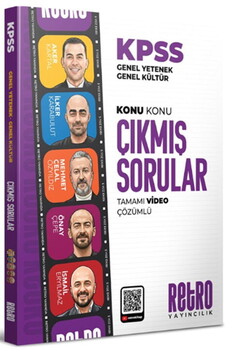  Retro Yayıncılık KPSS Genel Yetenek Genel Kültür 5Yüz Konu Konu Çıkmış Sorular