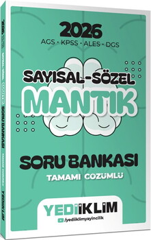 Yediiklim Yayınları 2026 AGS KPSS ALES DGS Sayısal Sözel Mantık Tamamı Çözümlü Soru Bankası