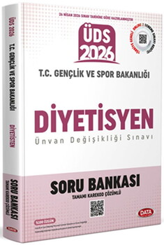  Data Yayınları T.C. Gençlik ve Spor Bakanlığı Diyetisyen ÜDS Soru Bankası