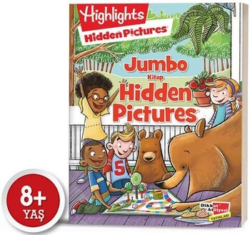  Dikkat Atölyesi Yayınları Jumbo Kitap Hidden Pictures Dikkat Geliştirme Serisi