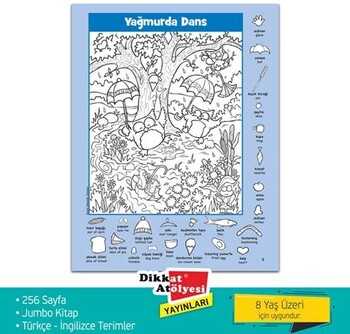  Dikkat Atölyesi Yayınları Jumbo Kitap Hidden Pictures Dikkat Geliştirme Serisi