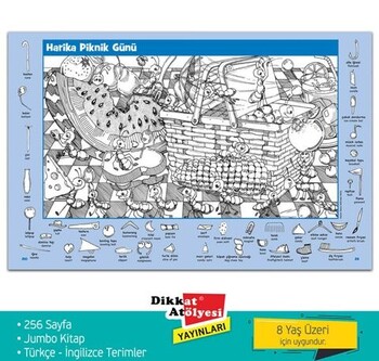  Dikkat Atölyesi Yayınları Jumbo Kitap Hidden Pictures Dikkat Geliştirme Serisi