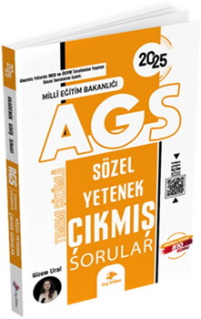  Dizgi Kitap 2025 MEB AGS Sözel Yetenek Video Çözümlü Çıkmış Sorular
