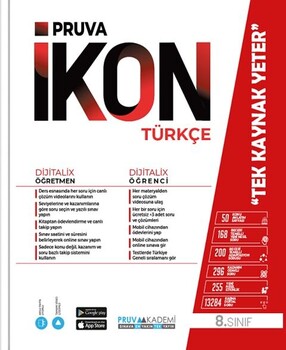  Pruva Akademi 8. Sınıf Türkçe İkon Konu Anlatımlı