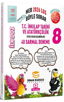  Sinan Kuzucu 2026 8. Sınıf T.C. İnkılap Tarihi ve Atatürkçülük İlk Doz Sarmal Branş Denemeleri