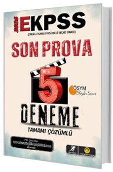 Tasarı Yayınları 2026 E-KPSS Son Prova 5 Çözümlü Deneme