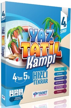 Yanıt Yayınları 4. Sınıf Yaz Tatil Kitabı Kampı