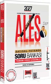  Yargı Yayınları 2027 ALES Sayısal Yetenek Tamamı Video Çözümlü Soru Bankası